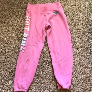 Pink sweatpants